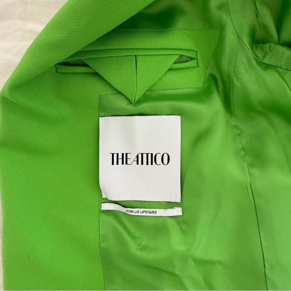 The Attico Neon Green Blazer - Picture 5 of 7